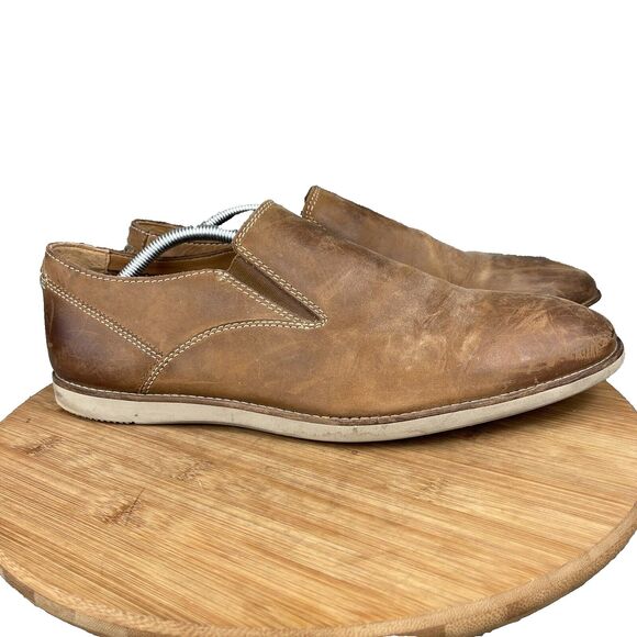 Clarks Leather Slip On Loafers Shoes Men's 11.5 M - Picture 9 of 9